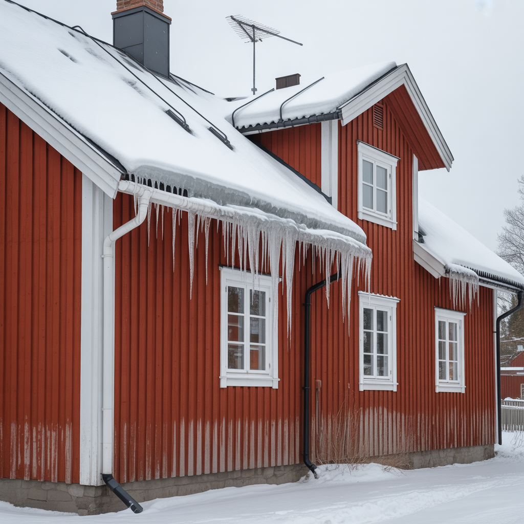 isdammar vid takfoten orsaker forebyggande och kostnad